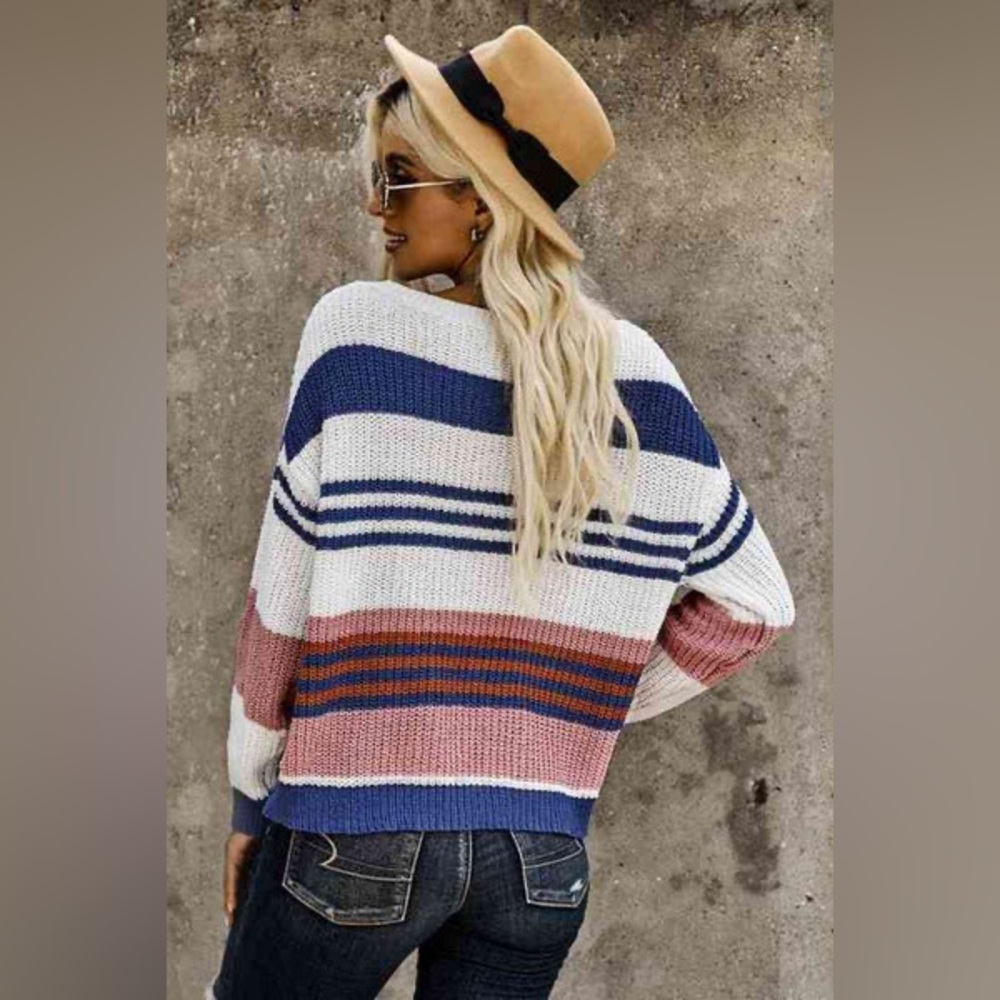 BY together oversized cable knit sweater size large